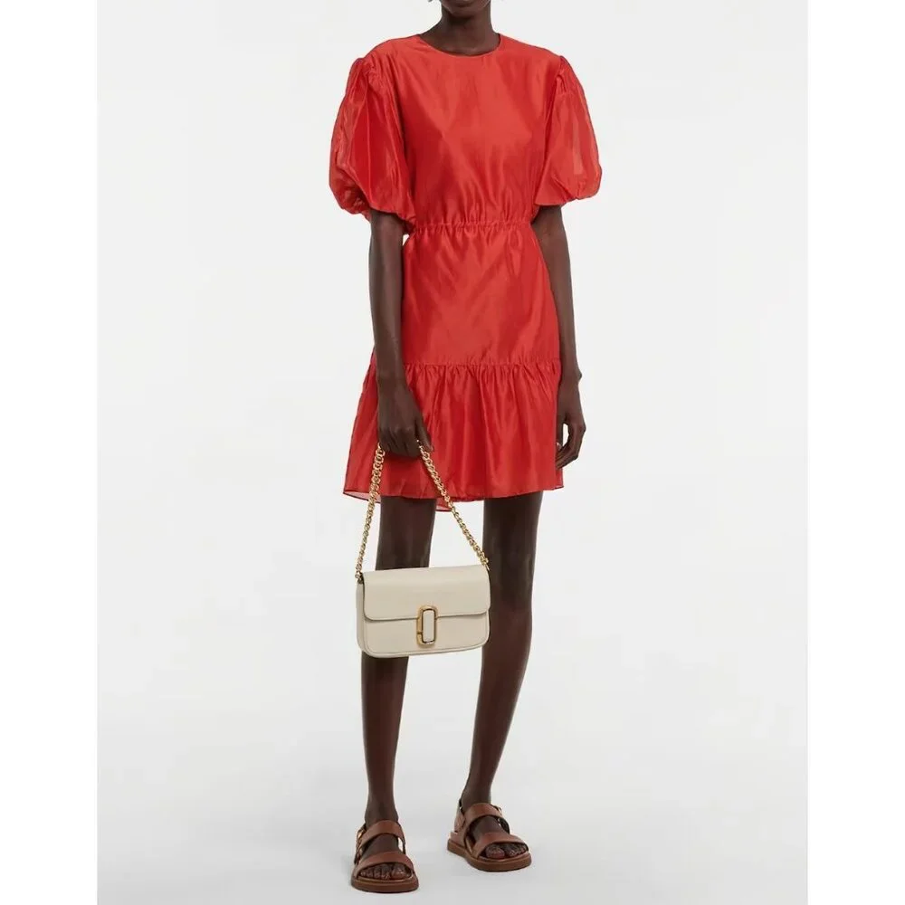 Marc Jacobs Women's The J Marc Classic Crossbody Shoulder Bag White OS